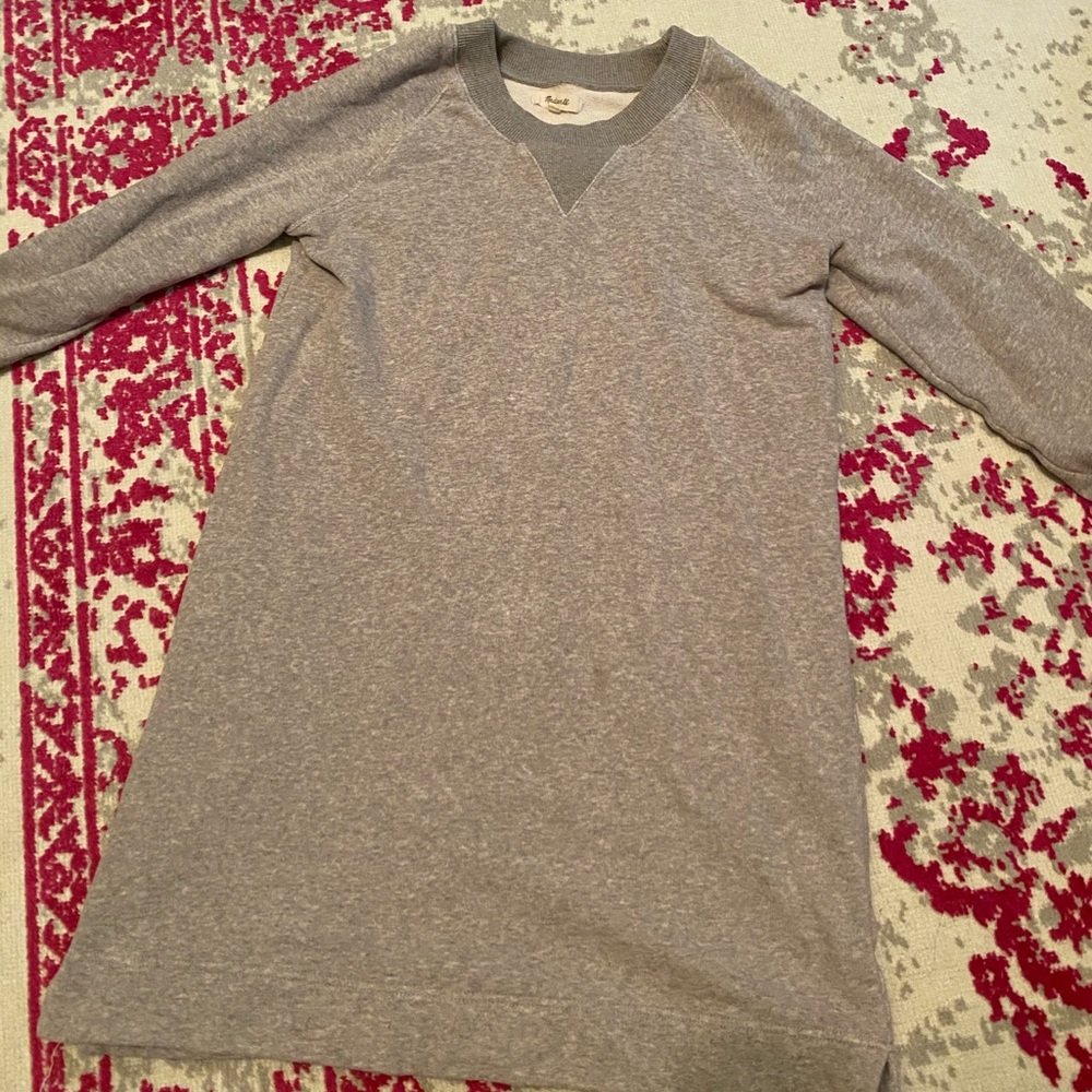 Madewell sweatshirt dress
